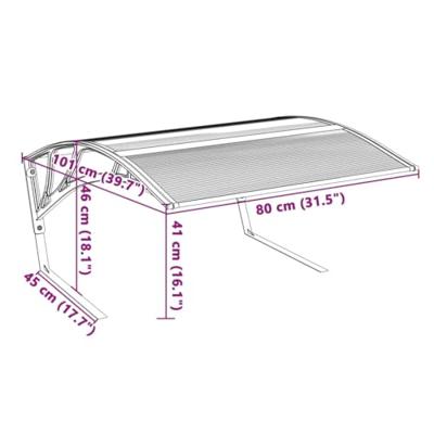 Garage voor robotmaaier 80x101x46 cm zwart