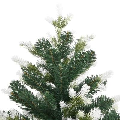 VidaXL Kunstkerstboom met scharnieren en sneeuw 210 cm