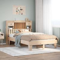 Bedframe zonder matras massief grenenhout 135x190 cm - thumbnail