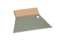 Super Prof lijmkam 180mm middel getand driehoek 3.5x4mm - thumbnail