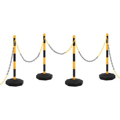 Kettingpalenset met kunststof ketting 10 m