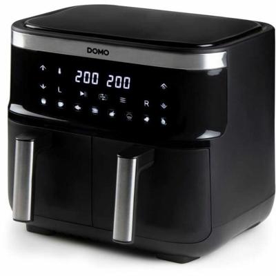 DOMO DO537FR Airfryer 8 l Oververhittingsbeveiliging, Timerfunctie, Met display, Anti-aanbaklaag Zwart - thumbnail