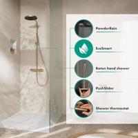 Hansgrohe Pulsify S Puro Showerpipe 260 1jet met thermostaat, Brushed Bronze - thumbnail