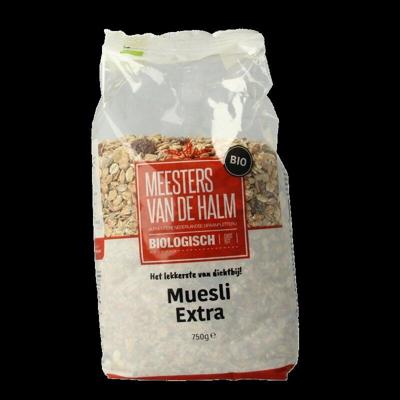 De Halm Muesli extra bio 750 Gram