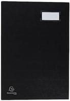 Exacompta handtekenmap voor ft 24 x 35 cm, uit karton overdekt met pvc, 20 indelingen, zwart - thumbnail