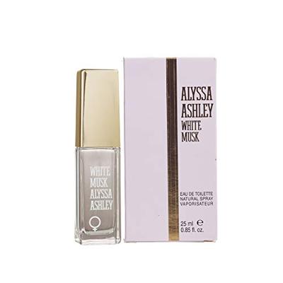 Alyssa Ashley eau de toilette spray white musk 25ml unisex - thumbnail
