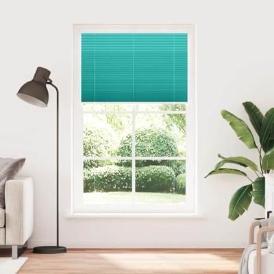 VidaXL Plissé rolgordijn 115x200cm stofbreedte 114,4cm petrol groen VidaXL Plissé rolgordijn 115x200cm stofbreedte 114,4cm petrol groen
