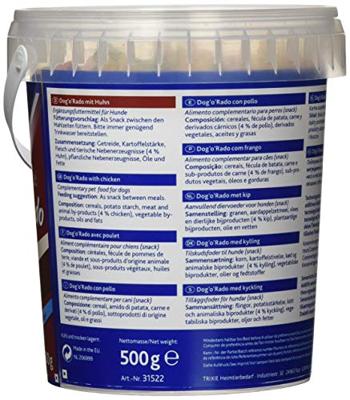 TRIXIE SOFT SNACK DOG'O'RADO 500GR 4ST TRIXIE SOFT SNACK DOG'O'RADO 500GR 4ST