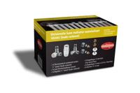 Riko radiator aansluitset haaks-rechts voor zij aansluiting chroom - thumbnail