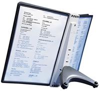 Durable Standaard voor bureaustandaard SHERPA SOHO 5 - 5540 Zwart DIN A4 Aantal meegeleverde displaypanels 5 - thumbnail