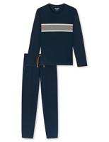 Schiesser Schiesser Heren Pyjama Long admiral 183591 54/XL - thumbnail