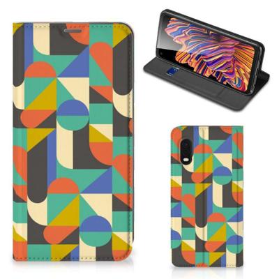Samsung Xcover Pro | Hoesje met Magneet | Funky Retro