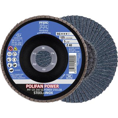 PFERD TOOLS 67684125 Z Sg Power Steelox Lamellenschijf Diameter 125 mm Boordiameter 22.23 mm Korrelgrootte (num) 40 10 stuk(s) PFERD TOOLS 67684125 Z Sg Power Steelox Lamellenschijf Diameter 125 mm Boordiameter 22.23 mm Korrelgrootte (num) 40 10 stuk(s)