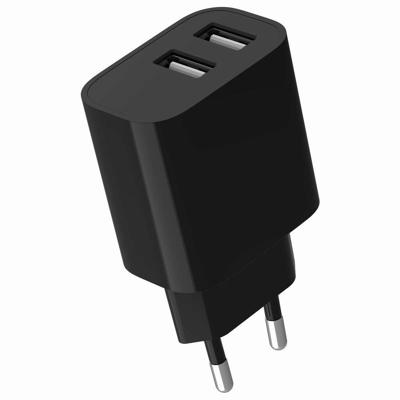 Universele USB lader, 2X USB 2.1A, Mix Color - thumbnail