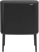 Brabantia Bo touch bin 11+23 liter matt black - thumbnail