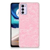 Motorola Moto G42 | TPU Case | White Flowers - thumbnail