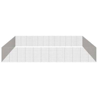 Dierenverblijf 48 panelen 54x100 cm gegalvaniseerd ijzer