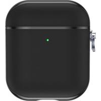 Valenta Leather Snap Case Apple Airpods Gen 1/2 Black - thumbnail