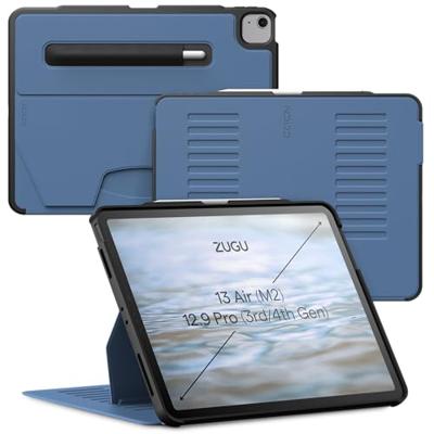 Zugu Case iPad Air 13" (M2/M3) 2024 & iPad Pro 12.9 (3rd/4th gen) - Slate Blue - thumbnail