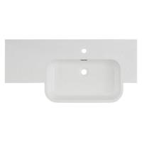 Wastafel Differnz Fabulous 100 cm Wit - thumbnail