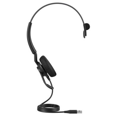 Jabra Engage 40 On Ear headset Kabel Mono Zwart Ruisonderdrukking (microfoon), Noise Cancelling Headset, Mono, Volumeregeling, Microfoon uitschakelbaar (mute)