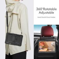 Casecentive Handstrap Pro Hardcase met handvat Galaxy Tab S9 Ultra zwart - thumbnail