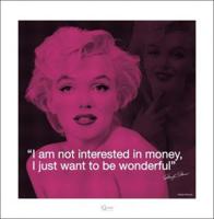 Kunstdruk Marilyn Monroe - iQuote 40x40cm - thumbnail