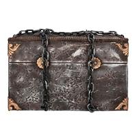 Piratenkist Halloween Doodskop (geluid/beweging/licht) - thumbnail