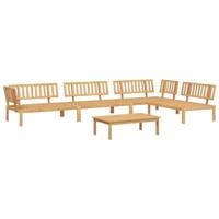 5-delige Loungeset pallet massief acaciahout - thumbnail