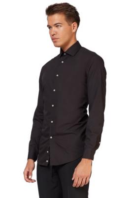 Opposuits Basic Overhemd Zwart Heren