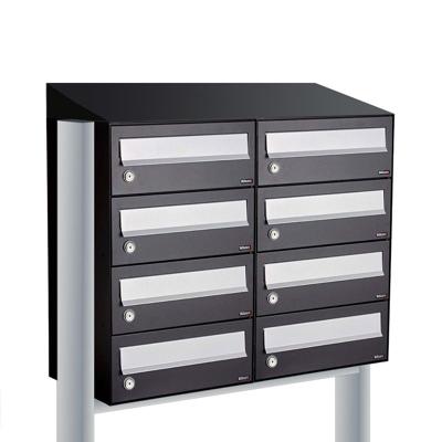 Allux Hive Set 2-Breed, 4-Hoog Met Dak Op Statief Zwart - 40030070_2x4ds