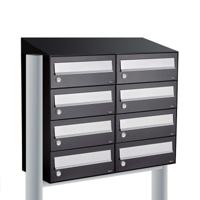 Allux Hive Set 2-Breed, 4-Hoog Met Dak Op Statief Zwart - 40030070_2x4ds - thumbnail