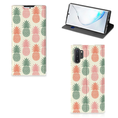 Samsung Galaxy Note 10 Plus Flip Style Cover Ananas Samsung Galaxy Note 10 Plus Flip Style Cover Ananas