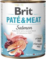 BRIT Paté & Meat met zalm - nat hondenvoer - 800g - thumbnail