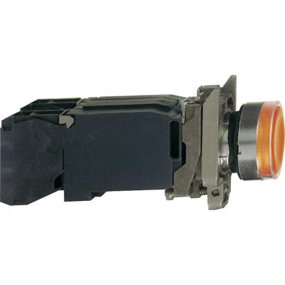 Schneider Electric XB4BW3545 XB4BW3545 Verlichte druktoets 600 V 6 A Moment (l x b x h) 57 x 30 x 47 mm IP66, IP67, IP69, IP69K 1 stuk(s)
