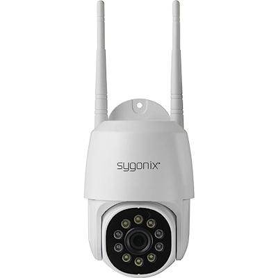 Sygonix PTZ WLAN SY-4760960 IP Bewakingscamera LAN, WiFi 1920 x 1080 Pixel Sygonix PTZ WLAN SY-4760960 IP Bewakingscamera LAN, WiFi 1920 x 1080 Pixel