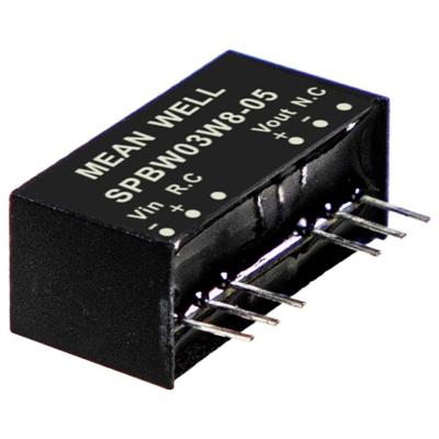 MEAN WELL SPBW03W8-12 DC/DC-converter 12 V 0.250 A 3 W Inhoud 1 stuk(s)