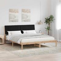 Bedframe met hoofdeinde Bruin 180 x 200 cm Massief grenenhout - thumbnail