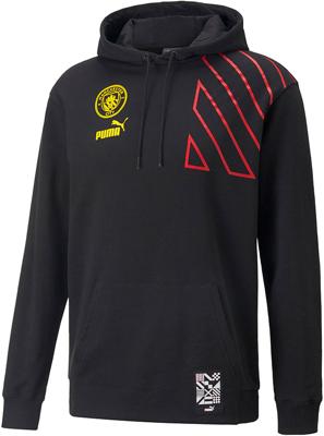 Manchester City FC FtblCulture Trainingspak Senior Zwart - Maat L - Kleur: RoodZwart | Soccerfanshop