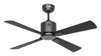 CasaFan ECO NEO III 103 BG-SW/TK WiFi Flügel Schwarz/Teak Plafondventilator 16 W (Ø x h) 103 cm x 360 mm Basaltgrijs Met afstandsbediening, Timer, Met - thumbnail