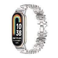 Stalen armband - Zilver - Xiaomi Smart Band 8 / 9 / 10 - thumbnail