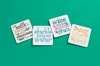 Cricut Infusible Ink Aluminium Coasters Onderlegger - thumbnail