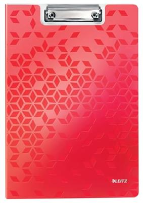 Leitz WOW klemmap met omslag, ft A4, rood Leitz WOW klemmap met omslag, ft A4, rood