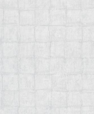 Noordwand Botanica Behang met vierkante tegels 33968