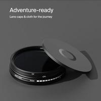 Urth 37mm UV, Circular Polarizing (CPL), ND2 400 Lens Filter Kit - thumbnail