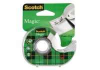 Scotch plakband Magic Tape ft 19 mm x 25 m, blister met dispenser en 1 rolletje - thumbnail