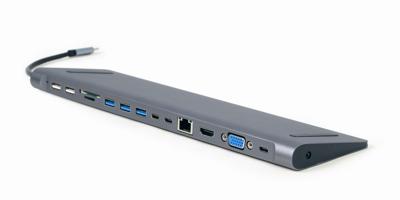 Cablexpert Gmb Usb-c Multi-poort 9-in-1 - thumbnail