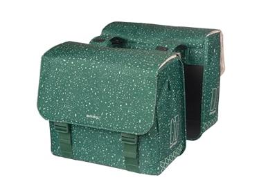 Basil Dubbele fietstas flair 35 liter - groen Basil Dubbele fietstas flair 35 liter - groen