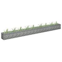 VidaXL Gabion plantenbak verhoogd 360x30x30 cm gegalvaniseerd staal - thumbnail
