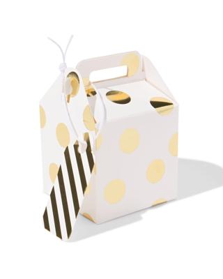 HEMA Cadeaudoosjes vouwbaar S goud - 6 stuks
